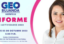 Presentará hoy Geo Bujanda 1er informe legislativo