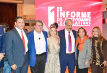 Asiste Cruz Pérez a Informe de Senador Rafael Espino en Chihuahua