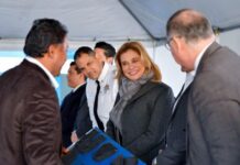 Entrega Maru Campos equipo táctico a elementos de Seguridad en Delicias