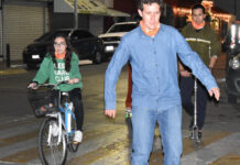 Visibiliza IMM violencia hacia la mujer con rodada nocturna