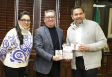 Recibió en Juárez, Cruz Pérez Cuéllar a embajador de Bolivia