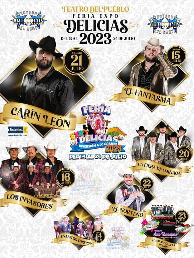 Esta es la cartelera de la Feria Expo Delicias 2023 1 fb img 16851288075099142938823833410278 CAFE CIUDADANO