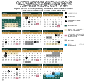 Calendario Escolar SEP 2025-2026; Habrá una Semana Adicional de Vacaciones 1 12 CAFE CIUDADANO