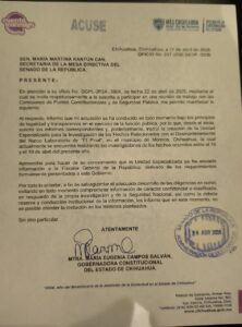Maru Campos declina ir al Senado para no afectar investigaciones en curso 1 WhatsApp Image 2026 04 28 at 9.41.56 AM CAFE CIUDADANO