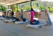 Entrega SPyCI apoyos para la producción agropecuaria en Moris