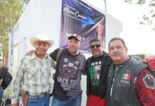 Inaugura Arturo Zubía techumbre en la Plaza “Jorge Mora” junto a la Hermandad Biker en Camargo