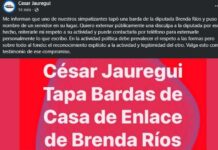 César Jáuregui se disculpa públicamente con Brenda Ríos por barda pintada en casa de enlace