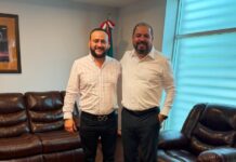 Se reúnen Arturo Medina y Mauro Parada para fortalecer acciones contra el gusano barrenador