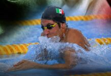 El mexicano, Andrés Puente conquista el oro en los 50 metros pecho de los Juegos de Santo Domingo