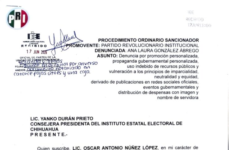 Avanza denuncia del PRI contra alcaldesa de Guadalupe y Calvo; IEE concreta notificación 1aaddf49 e26c 4612 8227 b2c4f5e90bce CAFE CIUDADANO