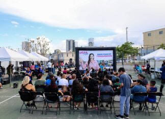 Beneficia Joss Vega a casi 400 vecinas y vecinos del Saucito con Feria de Servicios