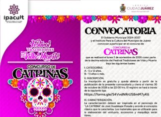 Invita IPACULT al “Festival de Tradiciones de Vida y Muerte” en el Centro Histórico de Juárez