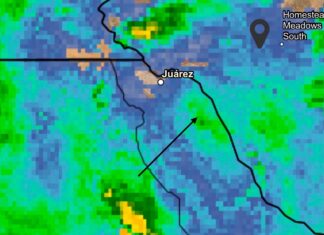 Tormenta dejó hasta 15 milímetros de lluvia cerca de la Sierra de Juárez; continúa la alerta preventiva